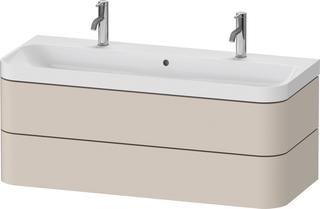 Duravit Möbelwaschtisch Happy D.2 Plus 117,5x49cm, 2 Schubk., taupe supermatt