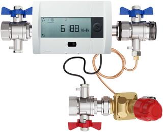 Danfoss Anschlussset AB-PM, DN 20 HP vertikal, für FB-Heizung Verteiler