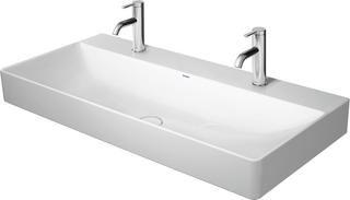 Duravit Möbel-Waschtisch DuraSquare 100x47cm, 2 HL, o. ÜL, m HLB, we WG
