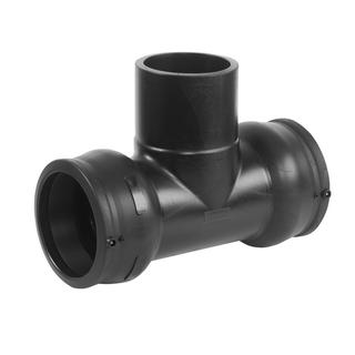 Plasson T-Stück SmartFuse 225x225x225mm, PE 100, 90Grad