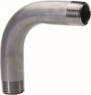 gebog316 Edelstahl-Gewindefitting 3 - Langer Bogen 90 - 1/2"