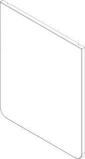 BOSCH Ersatzteil TTNR: 87186683170 Blende Glas Speicher schwarz