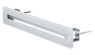 Zehnder Durchlass ComfoGrid Linea 600 636x76,5mm, f Zu-/Abluft, Glasoptik weiß