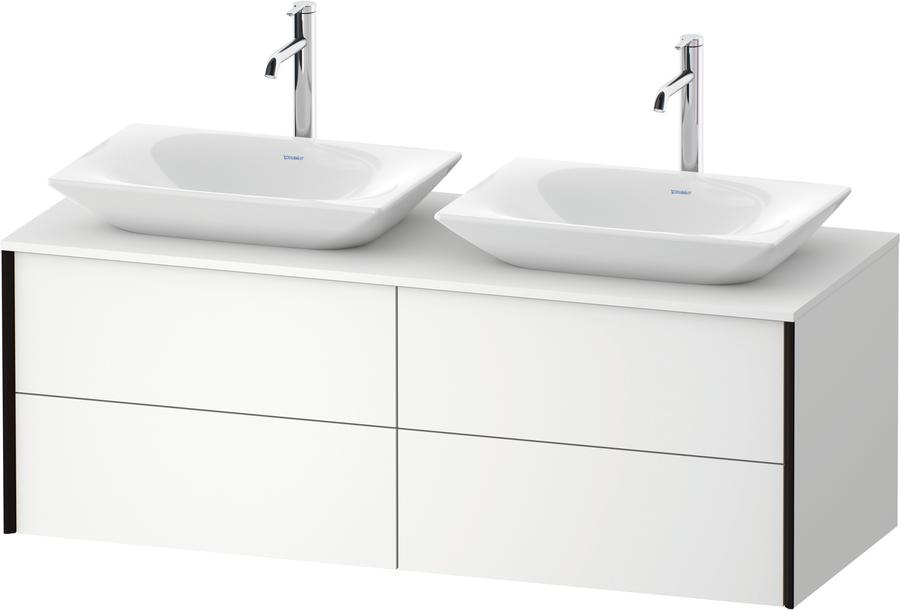Artikelbild 1 des Artikels „DU WTU wandhängend XViu 509x1400x550mm 4SK,Schwa.M./Weiß Matt/ES Ahorn r. “
