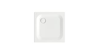 Duschwanne BetteUltra 5529 75x75x2,5cm, Gl, Mini-Wannenträger, snow