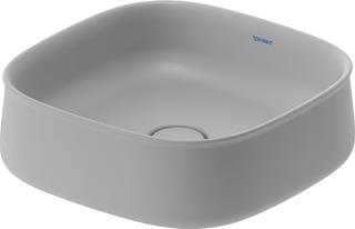 Duravit Aufsatzbecken Zencha 42x42cm, o L, Ü, HLB, gs, gr s-matt