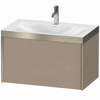 DU WTU m.Viu XViu,1 Ausz.,503x800x480mm 1Hl,champ. matt/leinen,Rahmen P ES Ah.