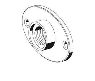 Schell Schraubrosette POLAR II Set, Messing