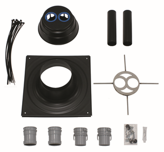 Vaillant Basis-Grundelement-Set 1 DN 60, doppelte Rohrführung, PP