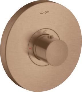 hansgrohe Fertigset ShowerSelect HF UP-Thermostat, rund, brushed red gold