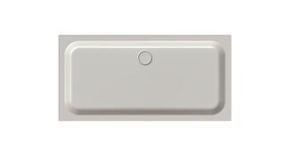 Duschwanne BetteSupra 5956 160x80x6,5cm, Glasur, silver