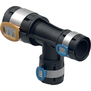 Geberit T-Stück FlowFit d= 50x40x40mm, reduziert, PPSU