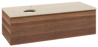 V&B WT-Unterschrank m F-Struktur Antao 120x36x50cm, HL, WBP botti., w. wal