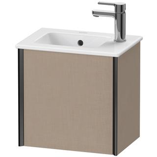 Duravit Waschtisch-Unterschrank XViu 41x29x40cm, wandh, sw m, Anschl li, lei