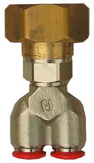 USH Übergangsstück Euro 3/4"-2 x 8 mm
