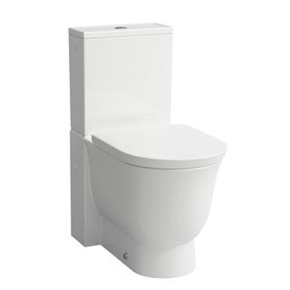 Laufen Stand-WC-Kombi. THE NEW CLASSIC 37x70cm, spülrandlos, weiß matt