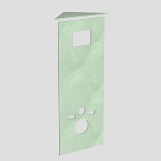 Sanit Verkleidungsplatte für WC-Eckelement 995 SC