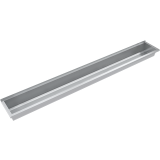 AR Waschrinne, PLANOX, Edelstahl, W.-Mont., 3000x210x382 mm, o. Arm-bank