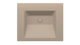 Einbau-Waschtisch BetteAqua A070 60x49,5cm, PW, greige