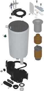 BOSCH Ersatzteil TTNR: 87183401070 Aufsteckgitter 10/11-700 RAL9016 everp