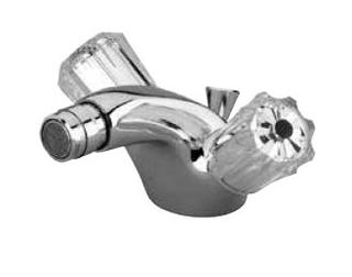Bidet-Zwei-Griff-Armatur CLASSIC mit Ablaufgarnitur