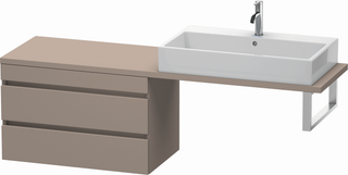 Duravit WT-Unterschrank Com DuraStyle 80x47,8cm, bas. ma, f Kons, 2 Schub.