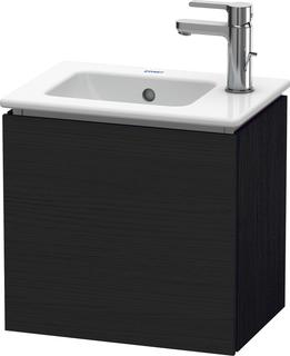 Duravit Waschtisch-Unterschrank L-Cube 42x29,4x40cm, wandh, Tür re, Ei schwarz