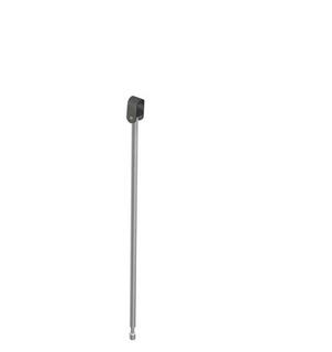 HEWI Bodenstütze 801 607mm, tiefschwarz