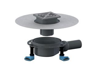 Dallmer Bodenablauf Set DallDrain Select 120x120mm, seitenv +/-9,5mm, DN 50, ES