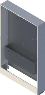 BOSCH Ersatzteil TTNR: 8735300940 Aufputzschrank Korpus 1400x900mm