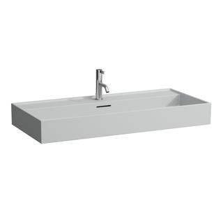 Laufen Aufsatz-Waschtisch KARTELL 100x46cm, US gs, m ÜL, 1 Hahnl., gr. ma
