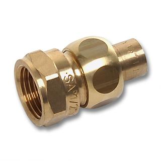 Sanha Verschraubung 4330G 35mmx1 1/4" IG, flachdichtend, Rotguss