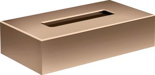 hansgrohe Kosmetikbox Axor Uni. Circular 265x145mm, Wd-mont., polished red gold
