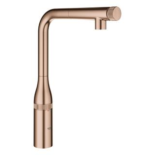 GROHE Spültischmischer Essence SmartC ausz. Abl. m Laminarstrahl, w. suns geb.