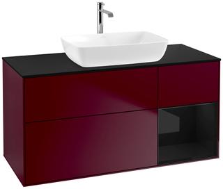 V&B Waschtisch-Unterschrank Finion 120cm, Pl bla m, Reg glo bla Lac, Peo m