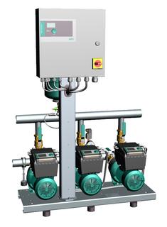 Wilo Druckerhöhungsanlage Comfort-Vario 2 COR MHIE 803/ECe, 400 V, 2,2 kW