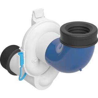 GE Geruchsverschluss mit Sensor Abgang vertikal d50, Kabel blau