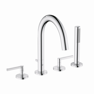 Kludi Nova Fonte WaFü u Brausearm. Puris 4-L-Fliesenrd.-Mont., m ausz. HB, chr
