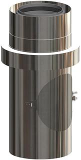 ATEC Kontr.Rohr PolyClassic +Iron/White DN 110/160, PP, m Zuluftansau., ES blank