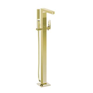 VitrA Wannenfüll-/Brause-EHM Root Square H Ausl 910mm, m BrG, Bodenmont., gol so