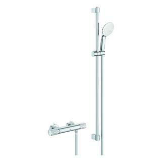 GROHE THM-B-S Grohtherm 1000 Performance 1/2", mit Brausegarnitur 90cm, chrom