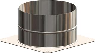 ATEC Platte PolyClassic +Iron/White DN 250/315, PP, Edelstahl blank