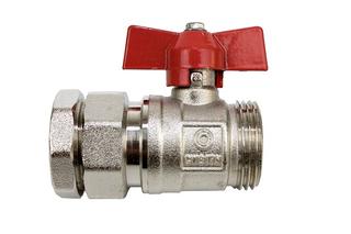 Strawa Kugelhahn 1" AGxKLV 25, rot
