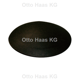 HAAS Wand-Türpuffer 60mm, schwarz, Kunststoff