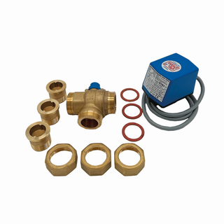 MHG 3-Wege-Kugel-Ventil EcoStar 500 1 1/4" für ThermiAir 16, mit Servomotor