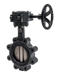 Danfoss VFH2-LG DN100 Hand-Absperrklappe Endflansch Schneckenrad kvs=569