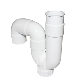 KÖRO Röhrensifon universal 32 mm ABS, Klebeverbindung, weiß
