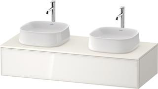 Duravit Waschtisch-Unterschrank Zencha 130x55cm, B bs, G we/we matt, Nussb mitt