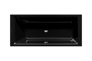 Kaldewei Badewanne PURO NEXT COMBI 1437 190x90x41cm, Perl-Effekt, schwarz