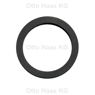 HAAS Tauchrohranschlussdichtung 39x33x2mm, 1 1/4", Gummi, schwarz